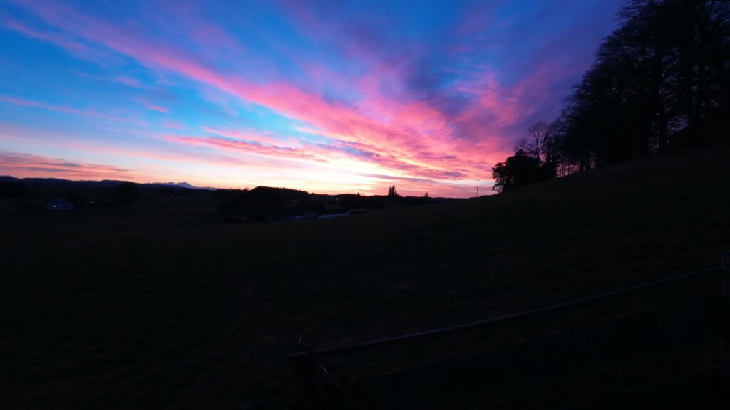 Landschaften Abendstimmung