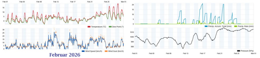 Wetterhistorie Februar 2026
